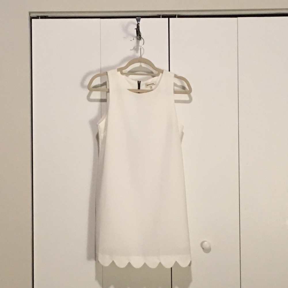Monteau retro shift dress (white)